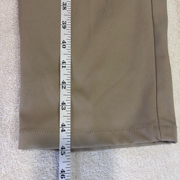 🫒”Vintage 1946” NWT Men's Tan Flat Front Modern Fit Performance Chinos w/Pockets - Picture 7 of 16